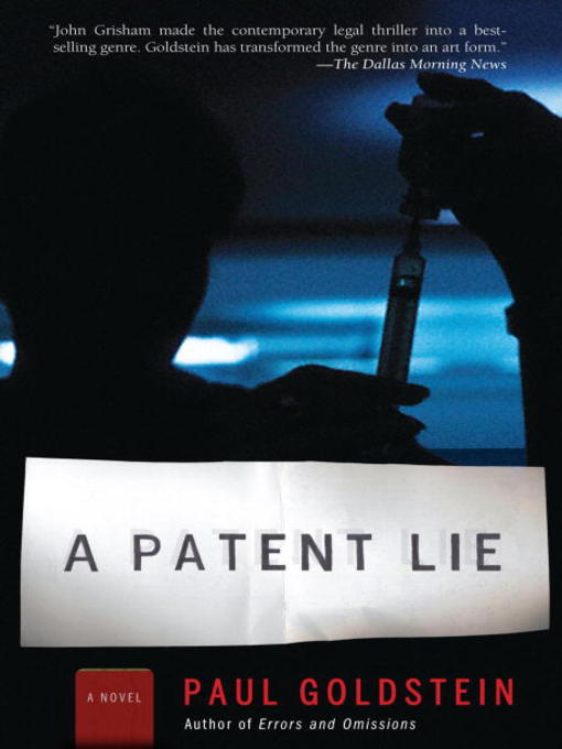 Title details for A Patent Lie by Paul Goldstein - Available